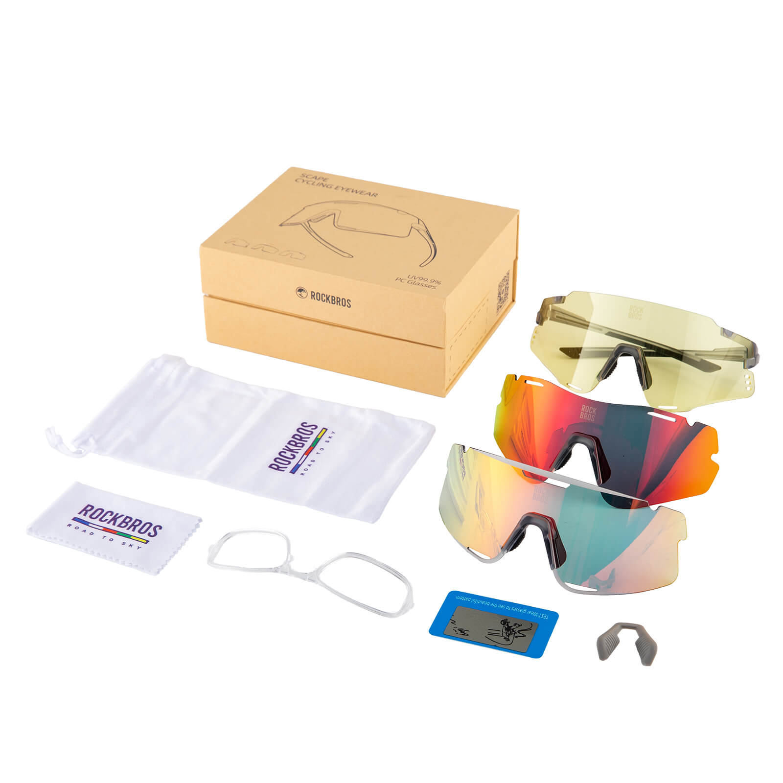 Fahrradbrille Drei-Gläser Konfigurationssystem - BOUNDLESS Serie