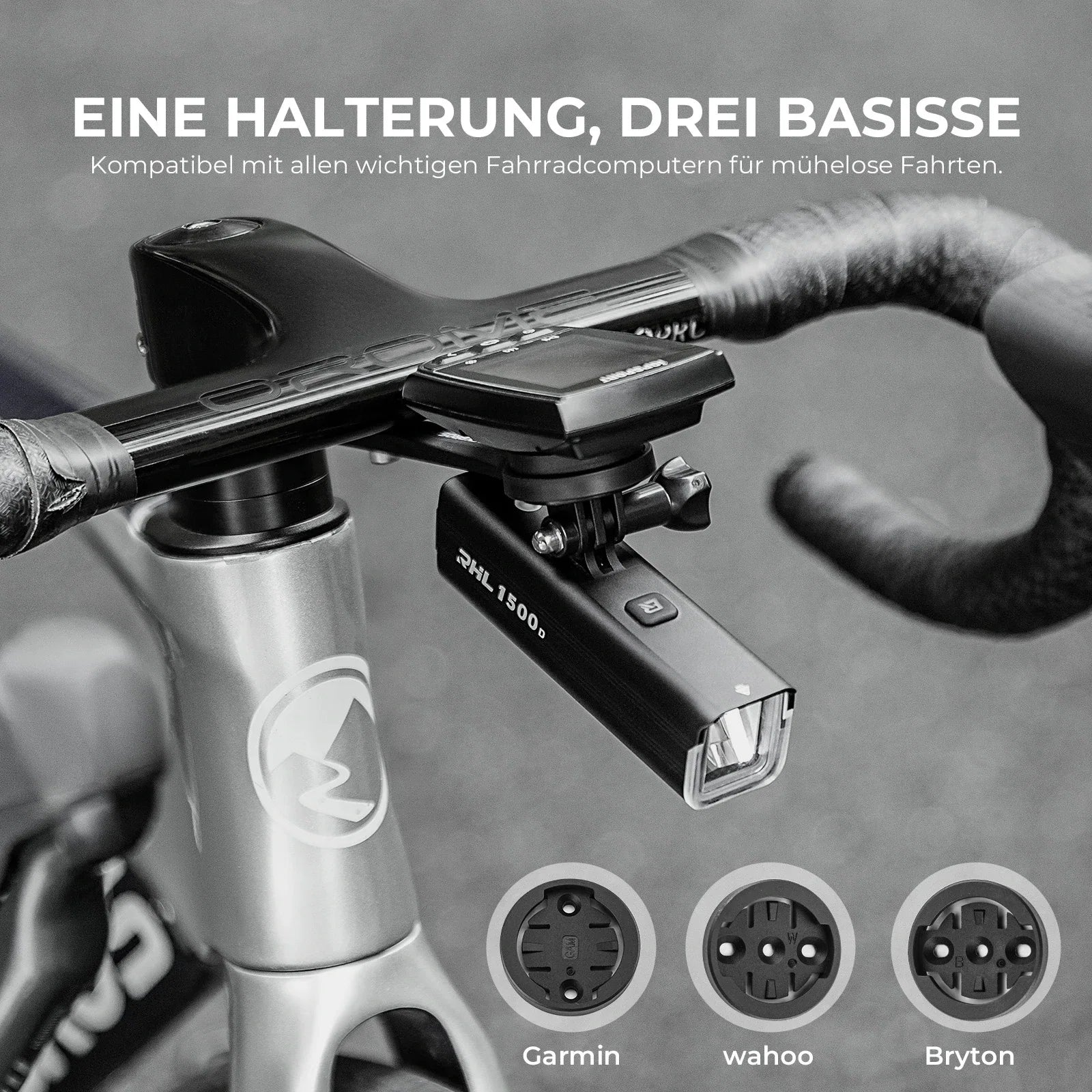 Fahrradcomputer Halterung Kompatibel mit Garmin/Wahoo/Bryton/GPS