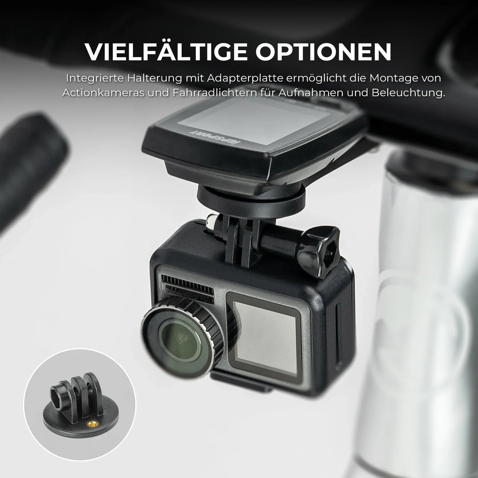 Fahrradcomputer Halterung Kompatibel mit Garmin/Wahoo/Bryton/GPS