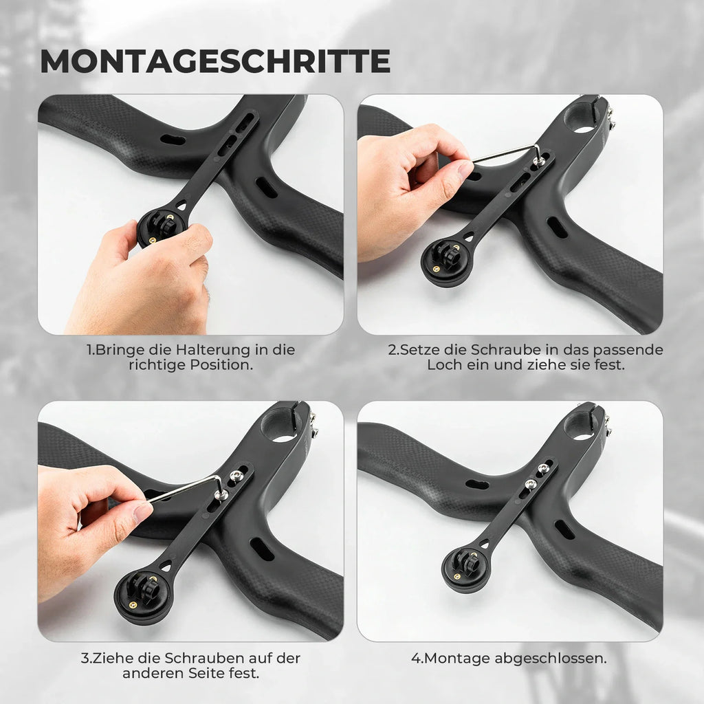 Fahrradcomputer Halterung Kompatibel mit Garmin/Wahoo/Bryton/GPS