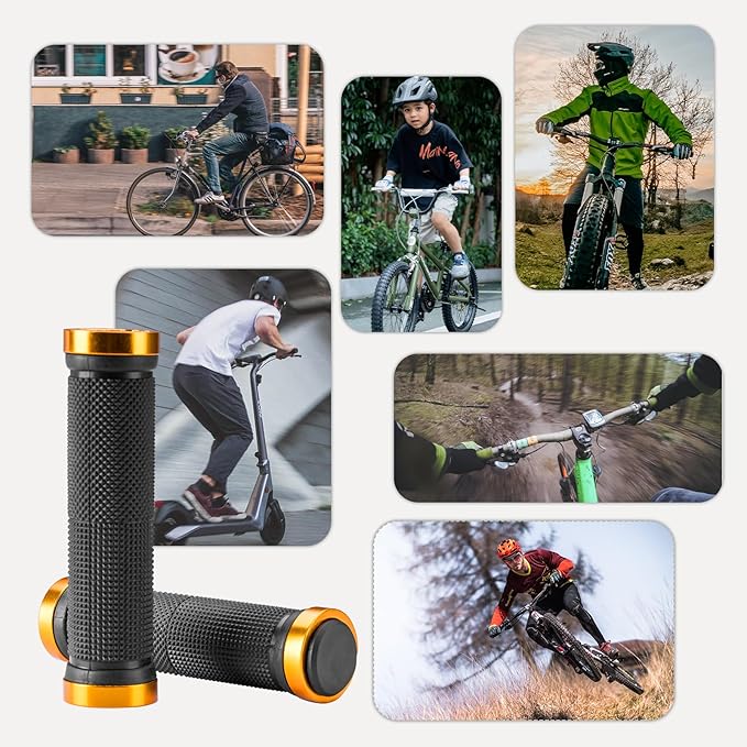 Fahrradgriffe 22mm mit Aluminium Lock-On System