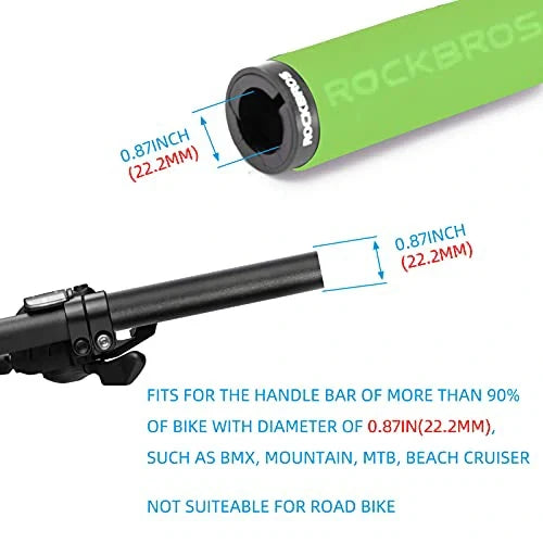 Fahrradgriffe, Lenkergriffe & Handgriffe – rutschfest, Stoßdämpfend & Leicht, Schaumstoff