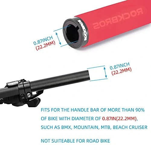 Fahrradgriffe, Lenkergriffe & Handgriffe – rutschfest, Stoßdämpfend & Leicht, Schaumstoff
