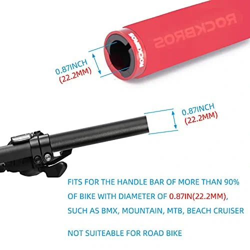 Fahrradgriffe, Lenkergriffe & Handgriffe – rutschfest, Stoßdämpfend & Leicht, Schaumstoff