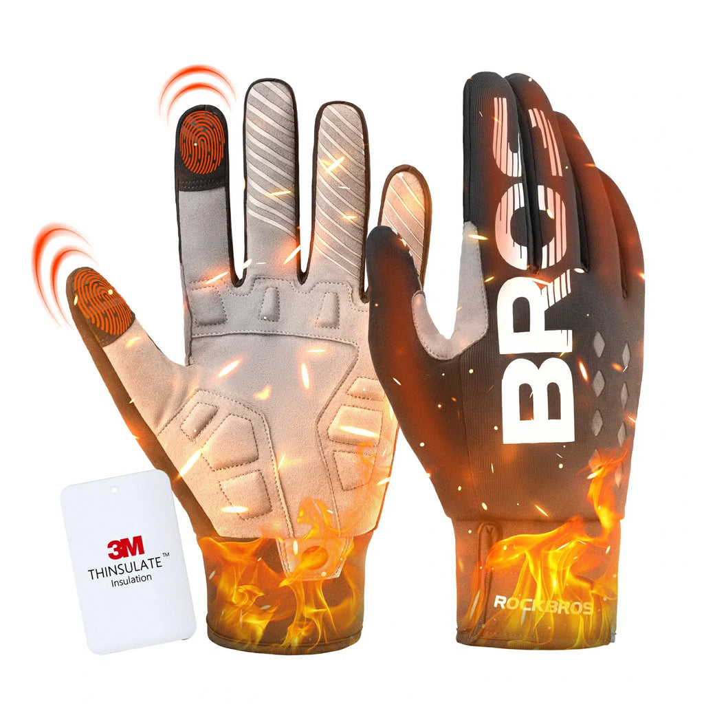 Fahrradhandschuhe Winter Thinsulate Warme Handschuhe Touchscreen