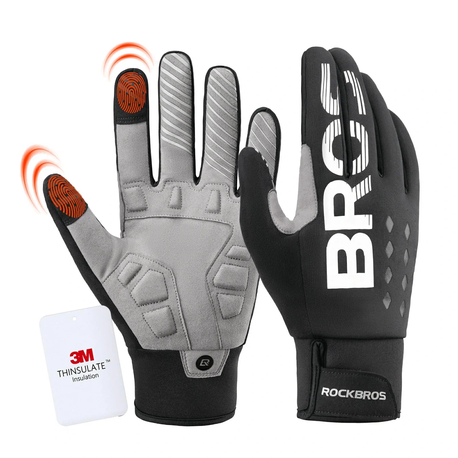 Fahrradhandschuhe Winter Thinsulate Warme Handschuhe Touchscreen