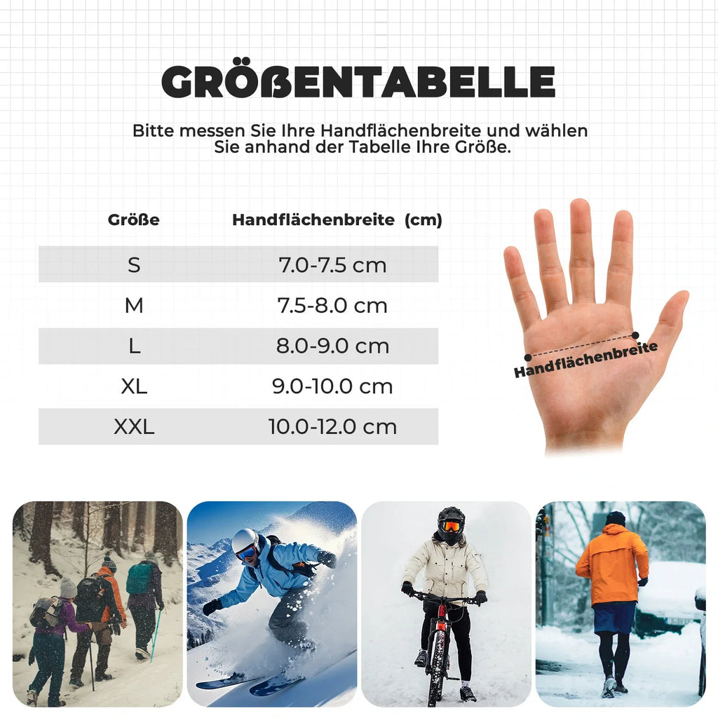 Fahrradhandschuhe Winter Thinsulate Warme Handschuhe Touchscreen
