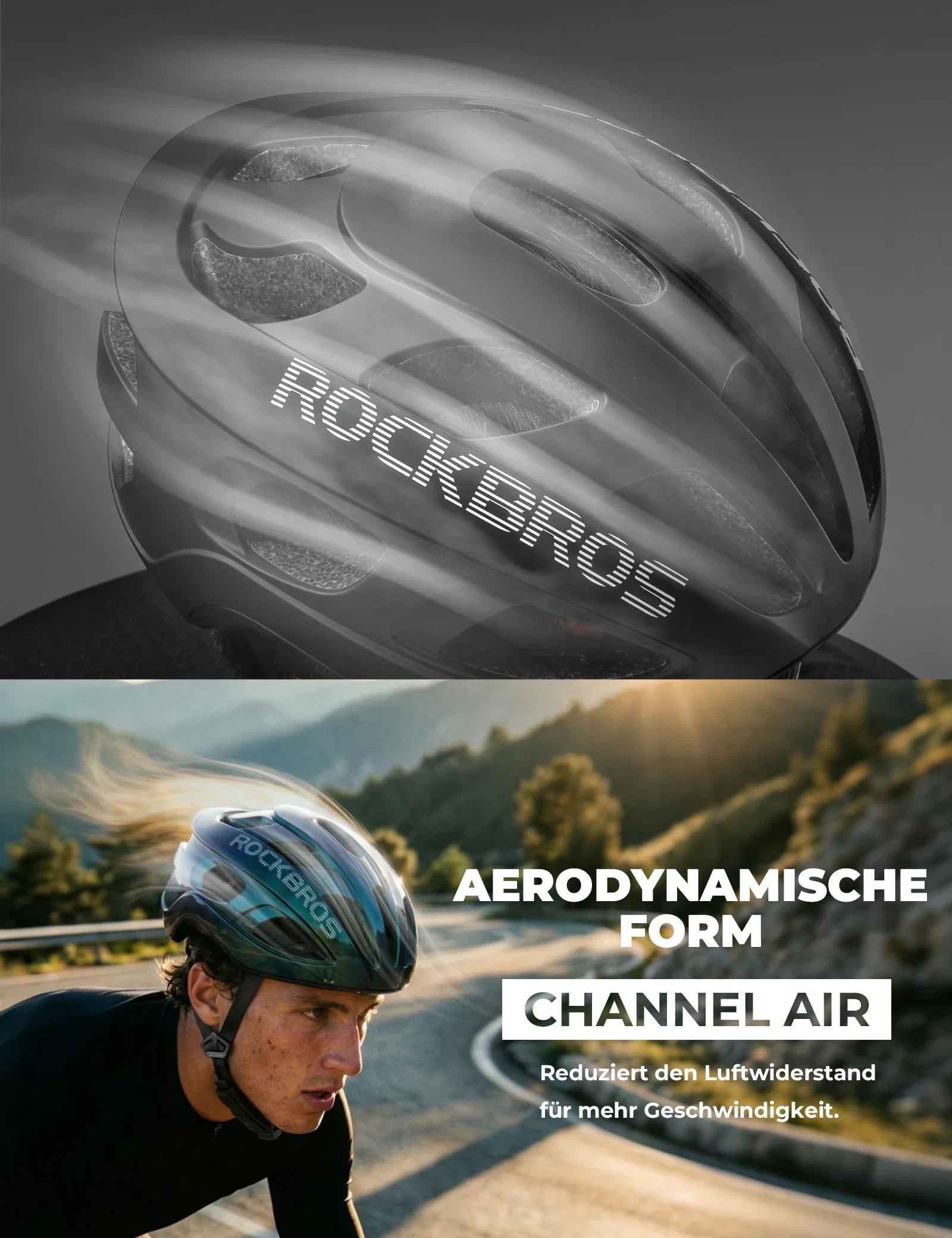 Fahrradhelm 58-62cm Leichtgewicht 240g Antibakteriell
