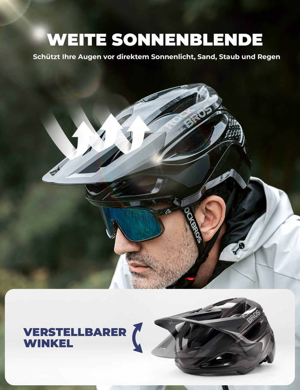 Fahrradhelm mit Belüftungssystem Verstellbar & Leicht