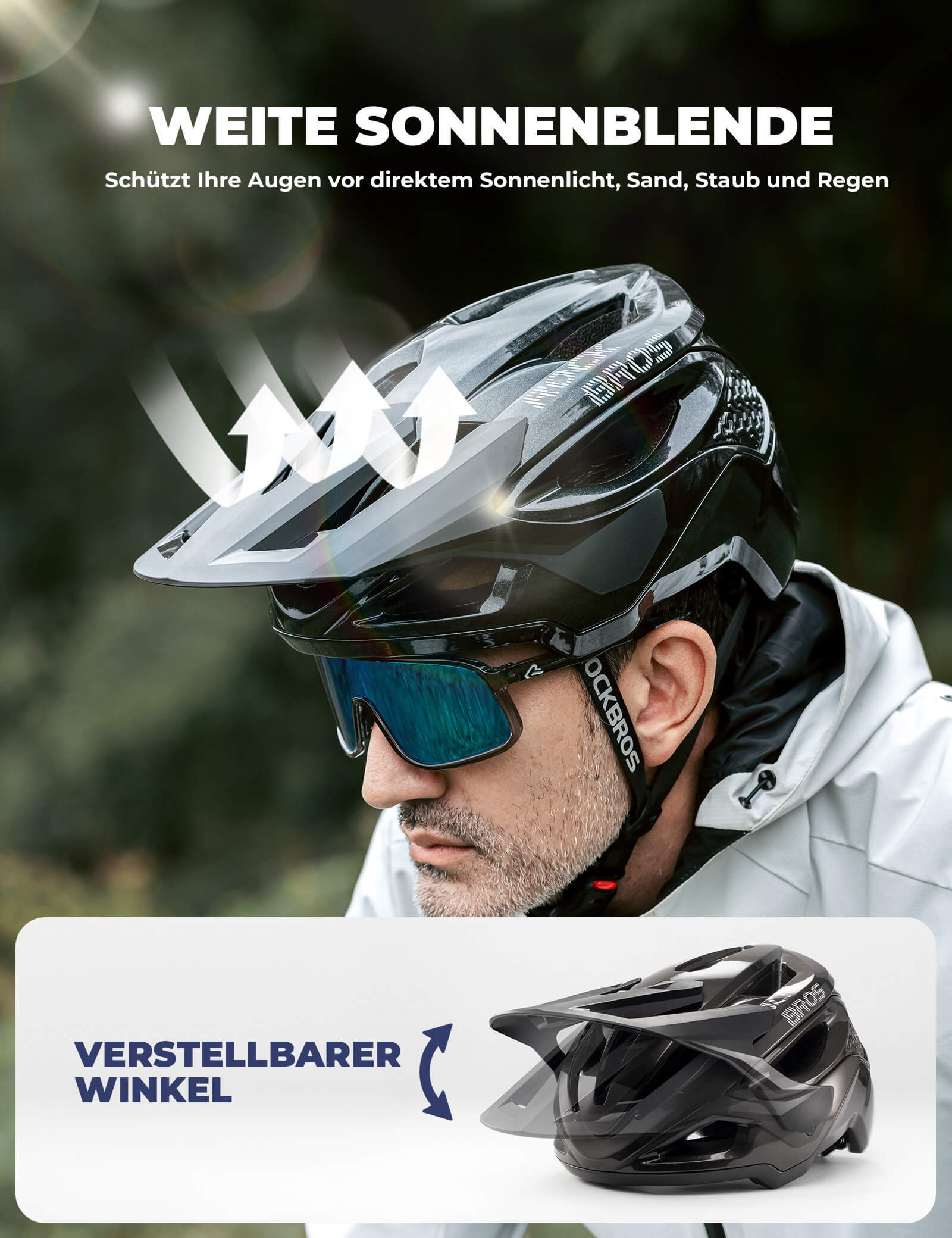 Fahrradhelm mit Belüftungssystem Verstellbar & Leicht