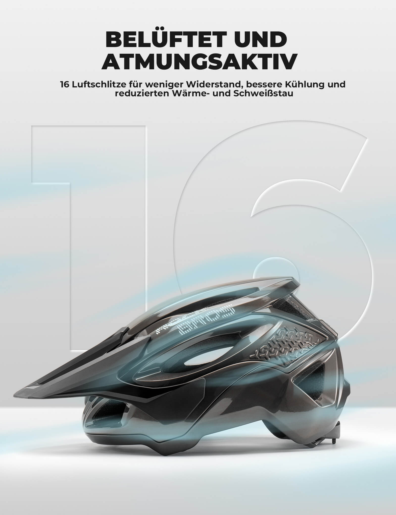 Fahrradhelm mit Belüftungssystem Verstellbar & Leicht