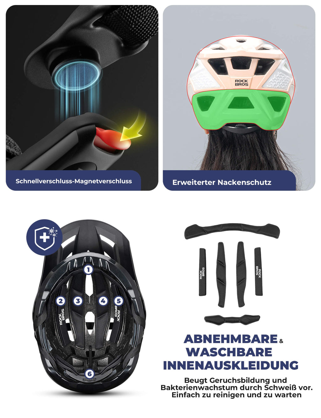 Fahrradhelm mit Belüftungssystem Verstellbar & Leicht