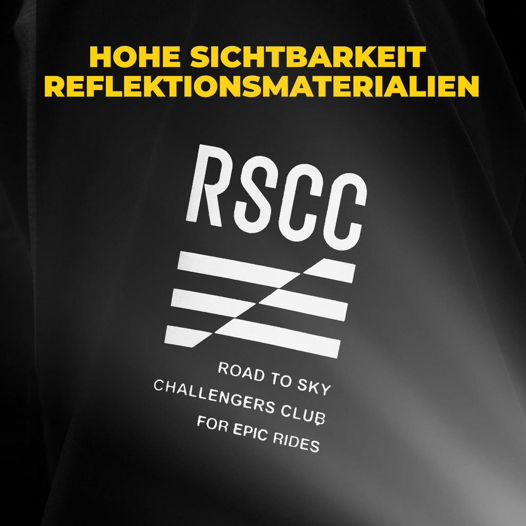 Fahrradjacke wasserdicht atmungsaktiv - Winddicht & Reflektierend Herren