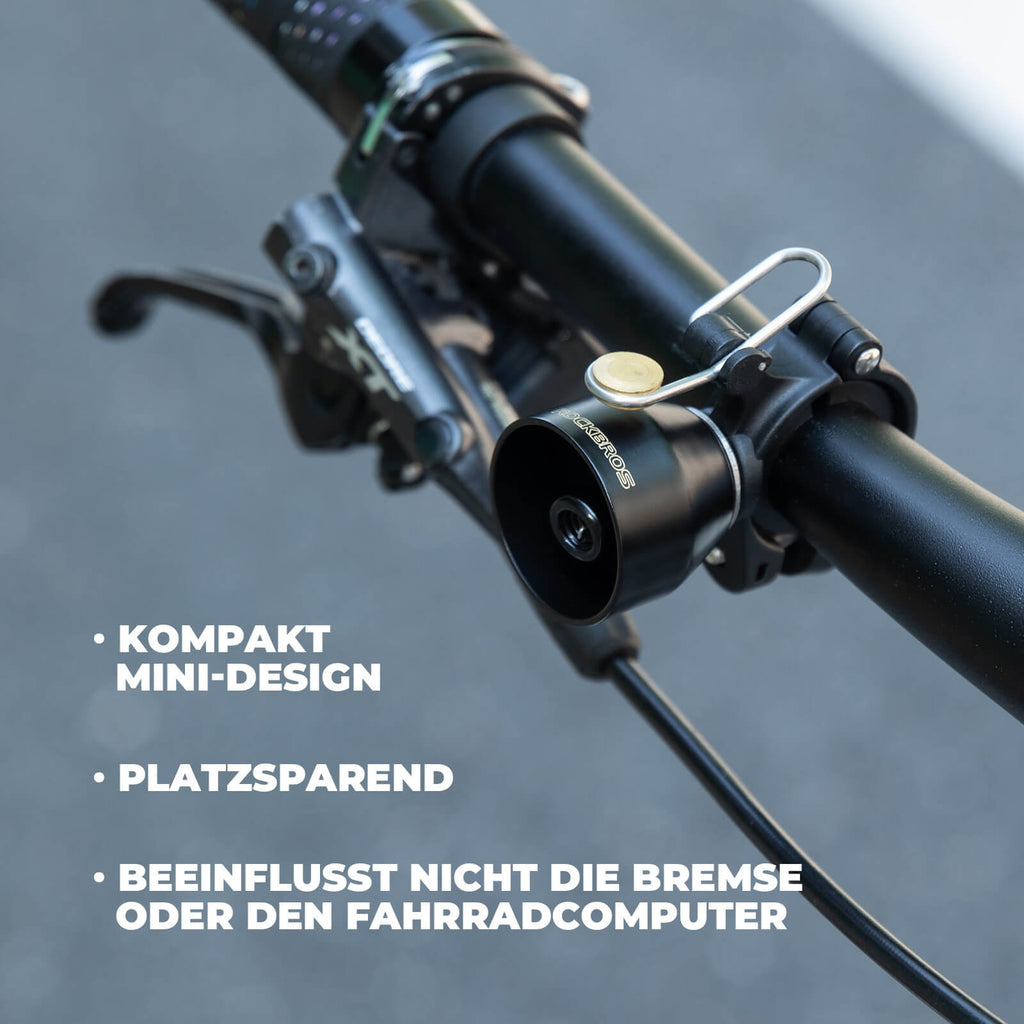 Fahrradklingel Mini 90dB - Kupferlegierung & Universalkompatibel