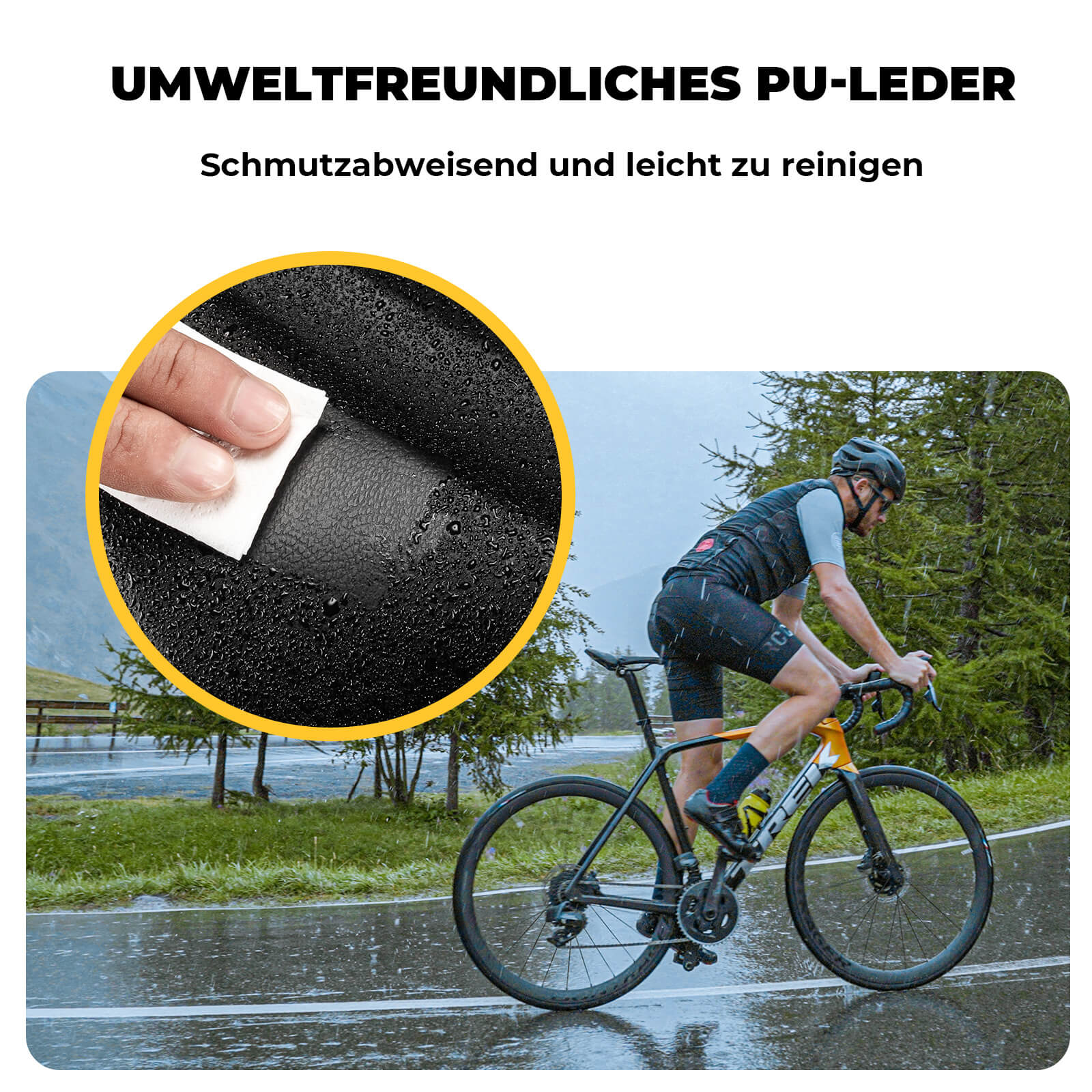 Fahrradsattel Ergonomisch, Komfortabel Atmungsaktiv