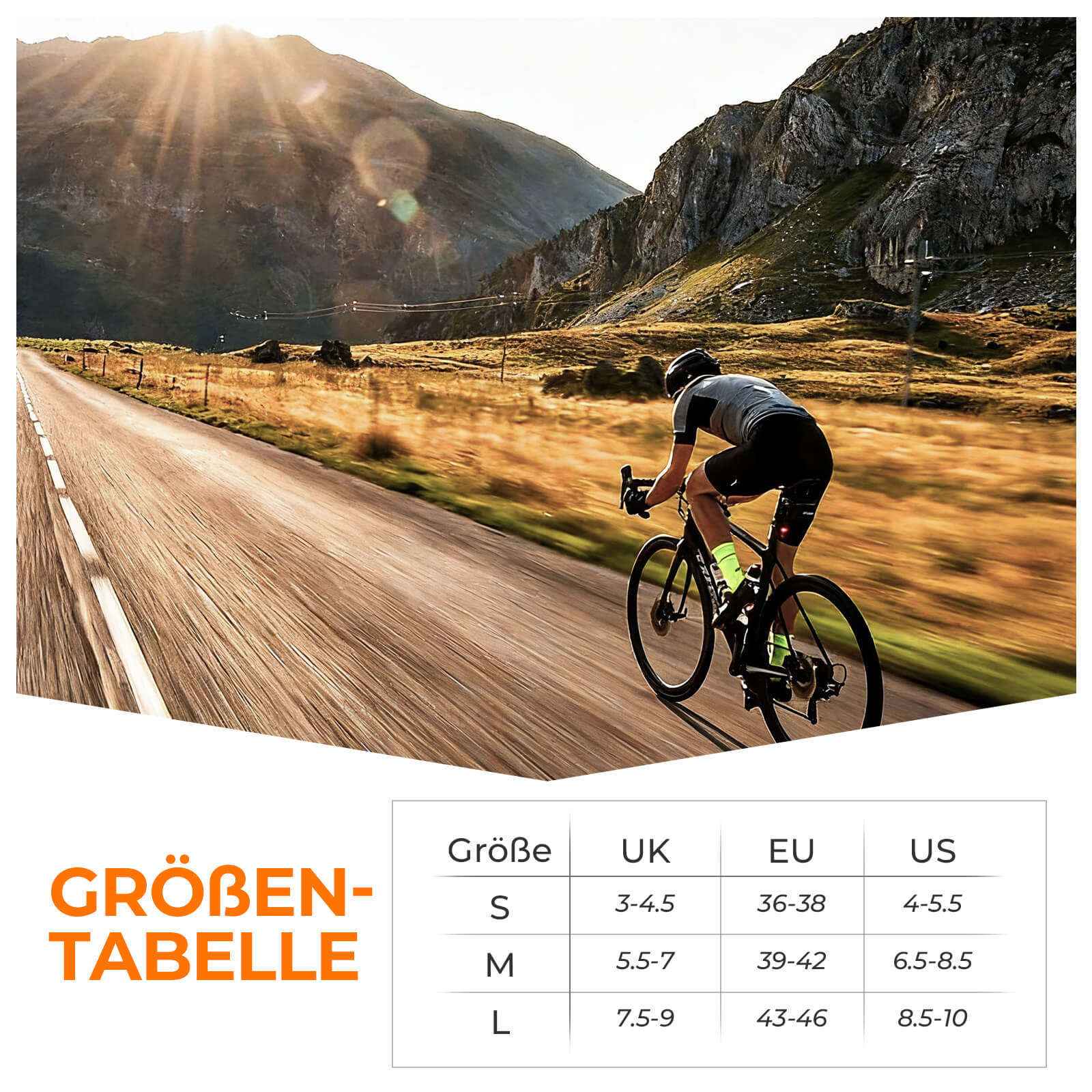 Fahrradsocken Atmungsaktive Kompressionssocken