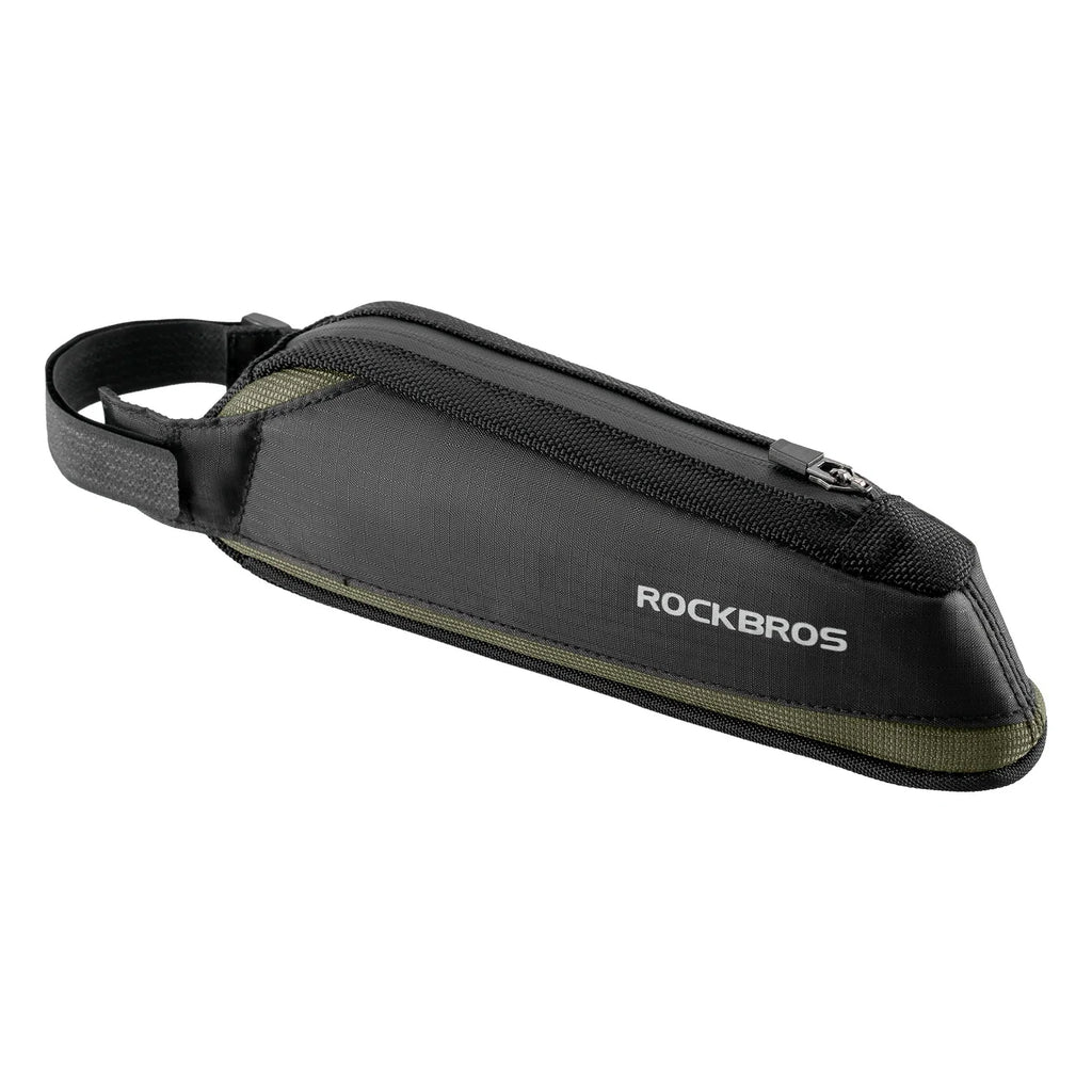Fahrradtasche Reflektierende Oberrohrtasche Dunkelgrün 0.65L
