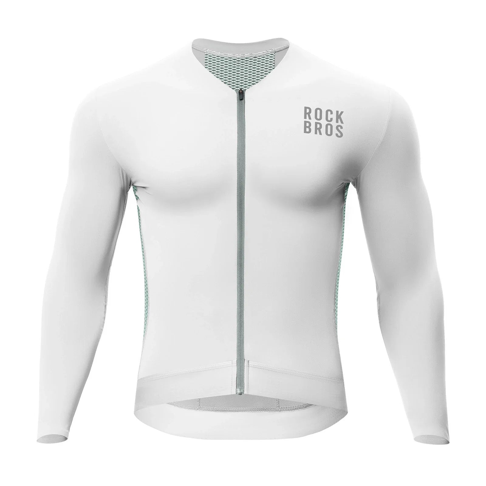 Fahrradtrikot Radtrikot Langarm Herren, Atmungsaktiv und Schnelltrocknend, Elastisches