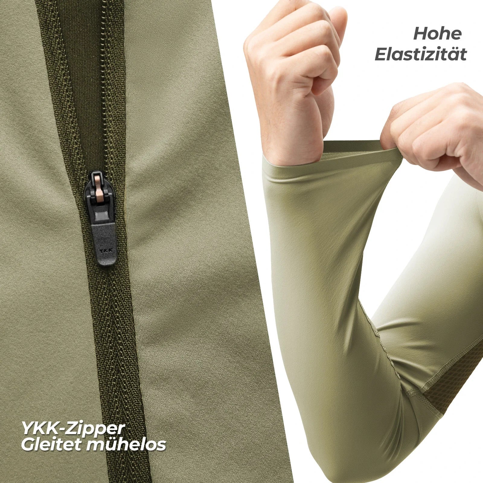 Fahrradtrikot Radtrikot Langarm Herren, Atmungsaktiv und Schnelltrocknend, Elastisches