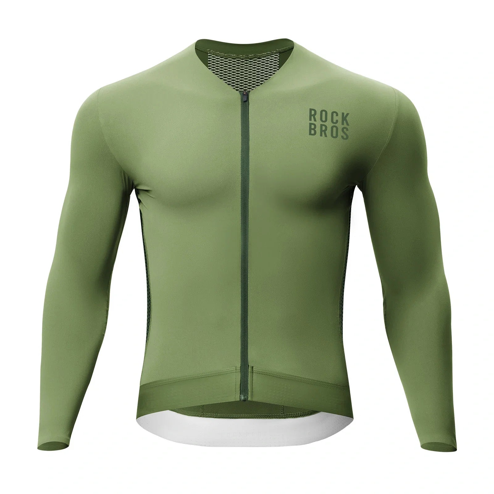 Fahrradtrikot Radtrikot Langarm Herren, Atmungsaktiv und Schnelltrocknend, Elastisches