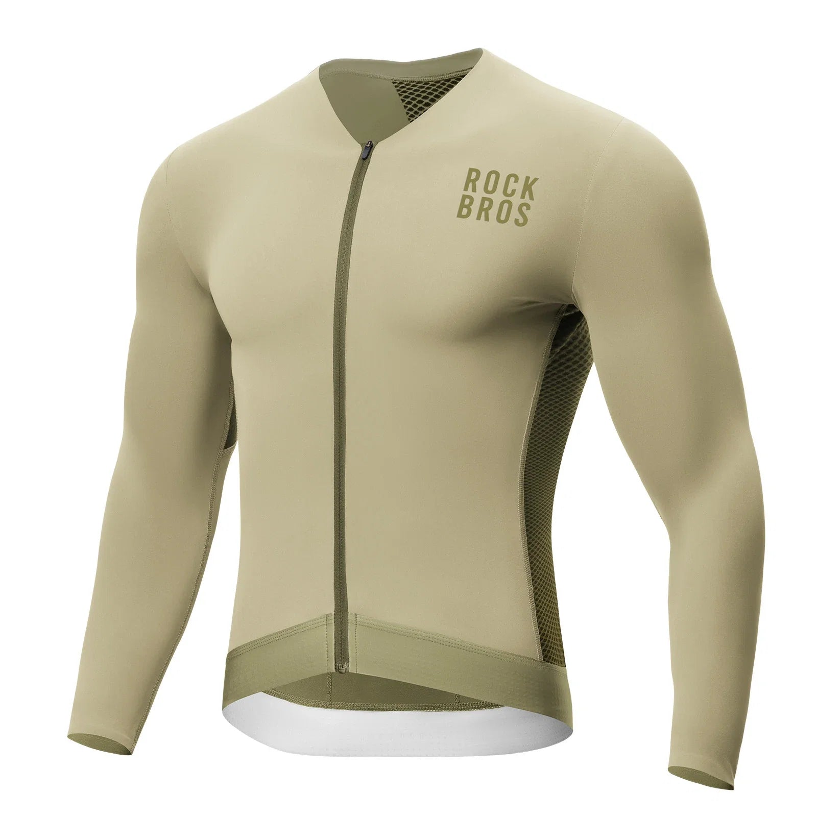 Fahrradtrikot Radtrikot Langarm Herren, Atmungsaktiv und Schnelltrocknend, Elastisches