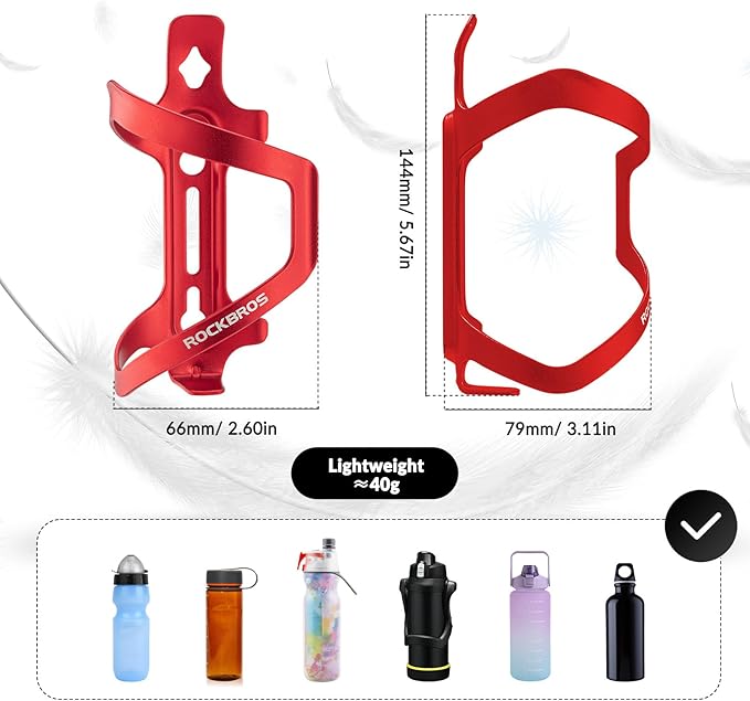Flaschenhalter Fahrrad Getränkehalter Trinkflaschenhalter Aluminiumlegierung ca. 40g