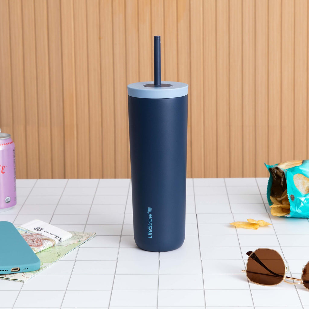 LifeStraw Go Steel Tumbler 500ml (icelandic blue)