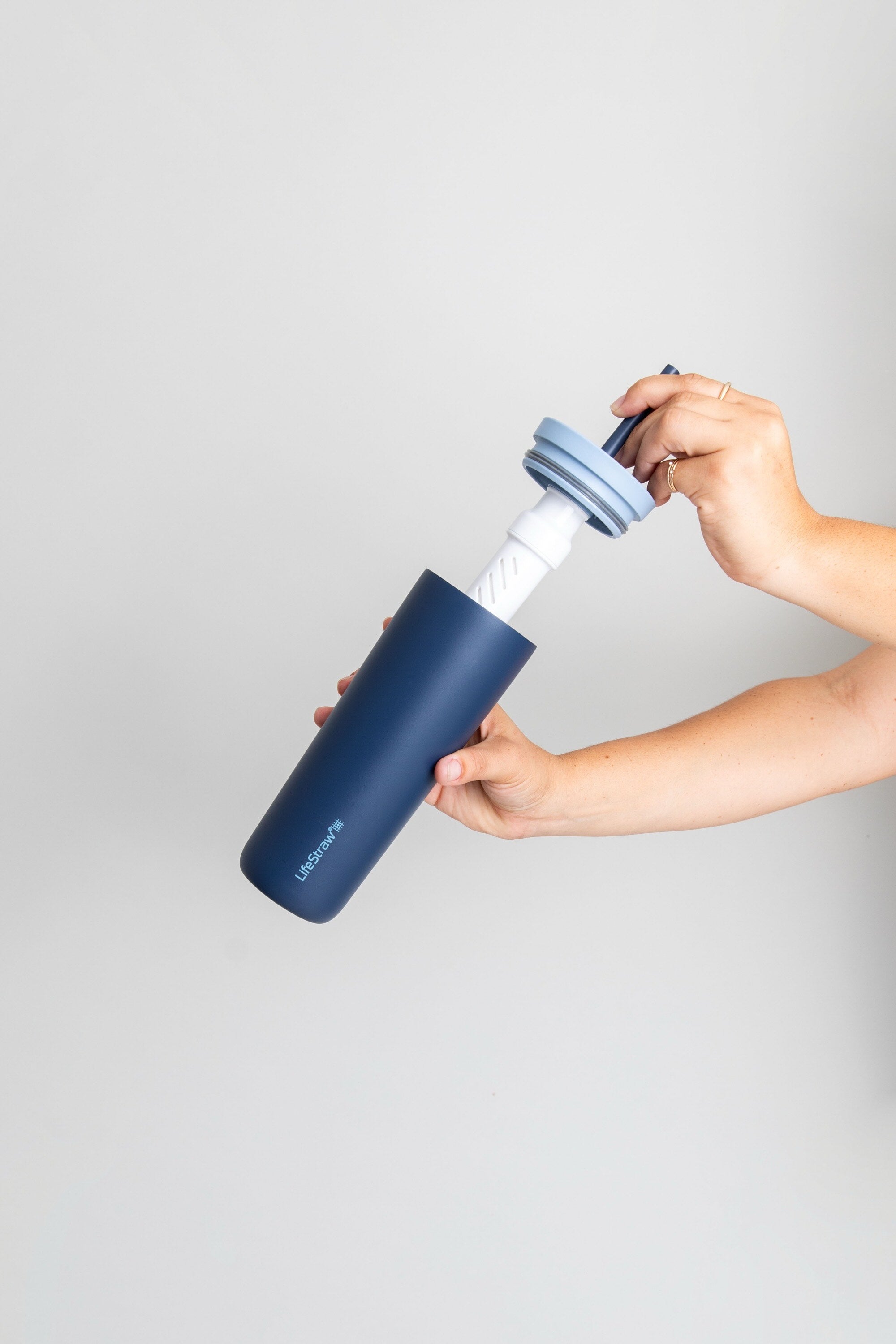 LifeStraw Go Steel Tumbler 500ml (icelandic blue)