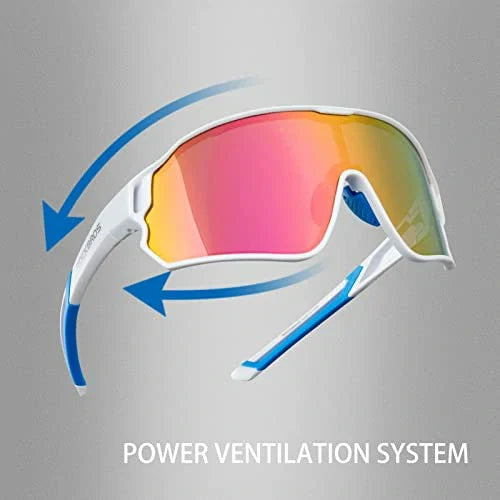 Polarisierte Sportbrille für Radfahrer (UV-Schutz)