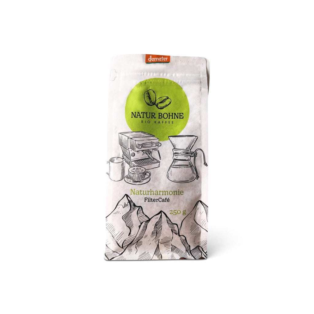 Demeter Filterkaffee Naturharmonie Kaffeebohnen