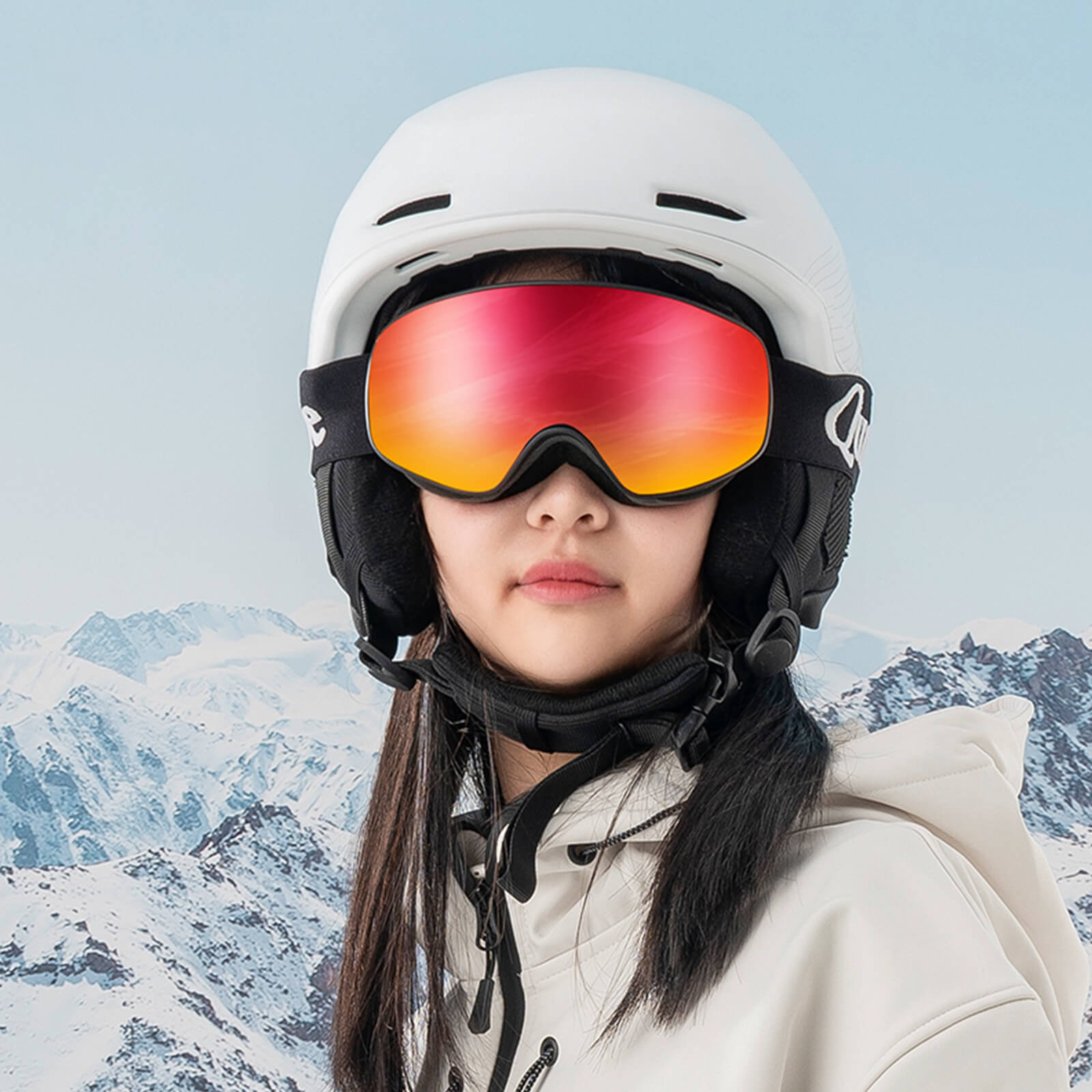 Qunature OTG Anti-Fog Skibrille Unisex