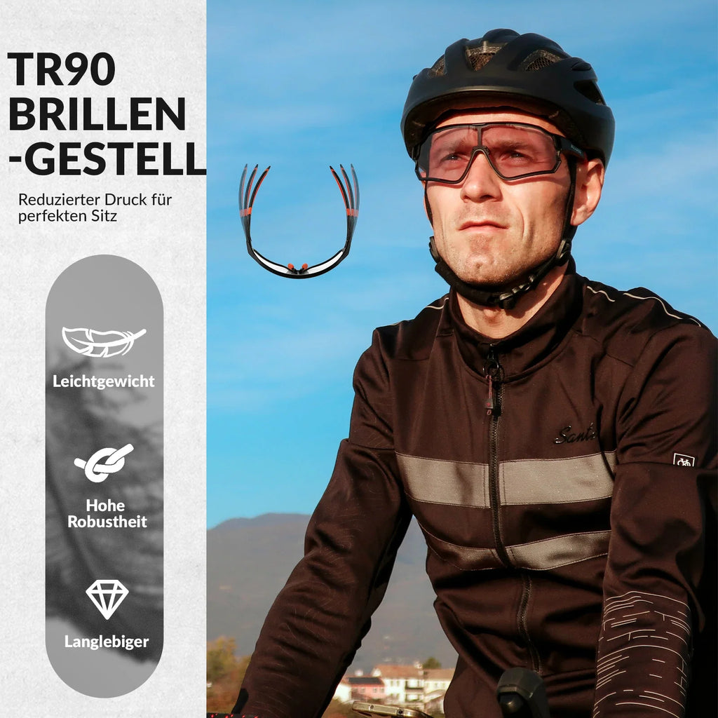 Dynamische Radbrille mit UV400-Sonnenfilter