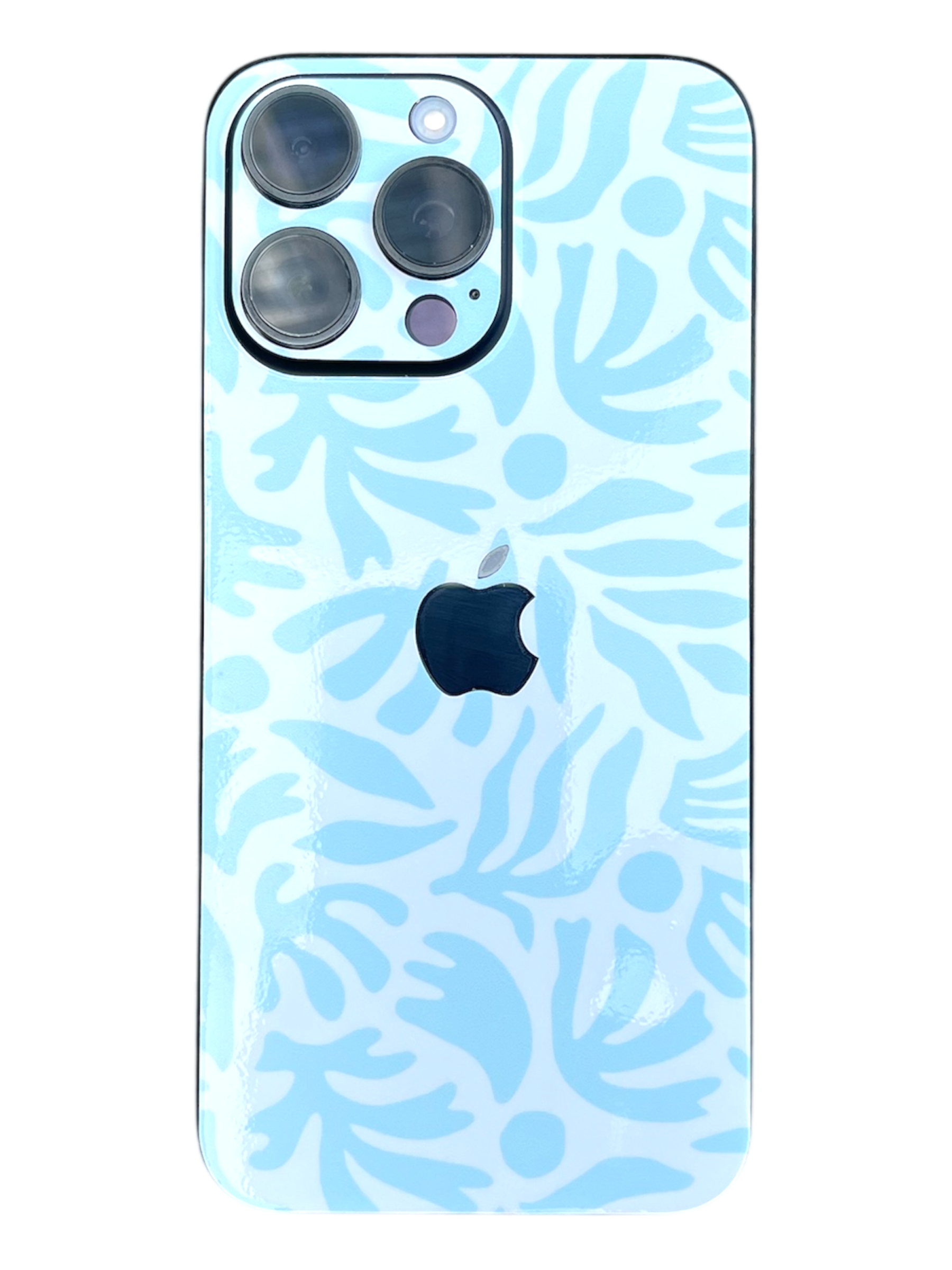 iPhone 15 Pro Max Skin Koralle Blau