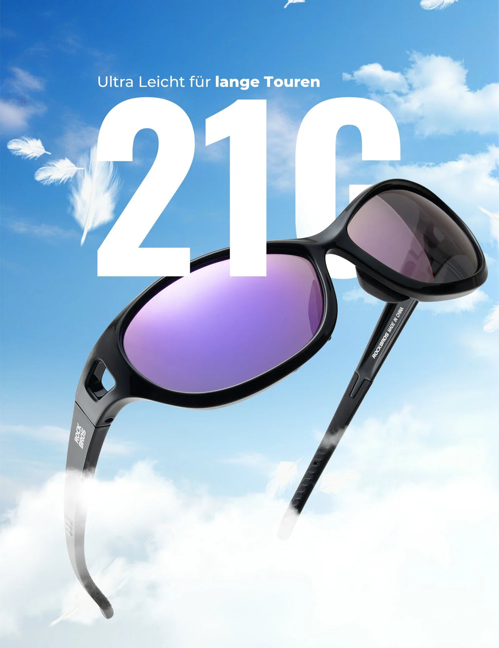 Polarisierte Sportsonnenbrille SP394 Ultralight & UV400