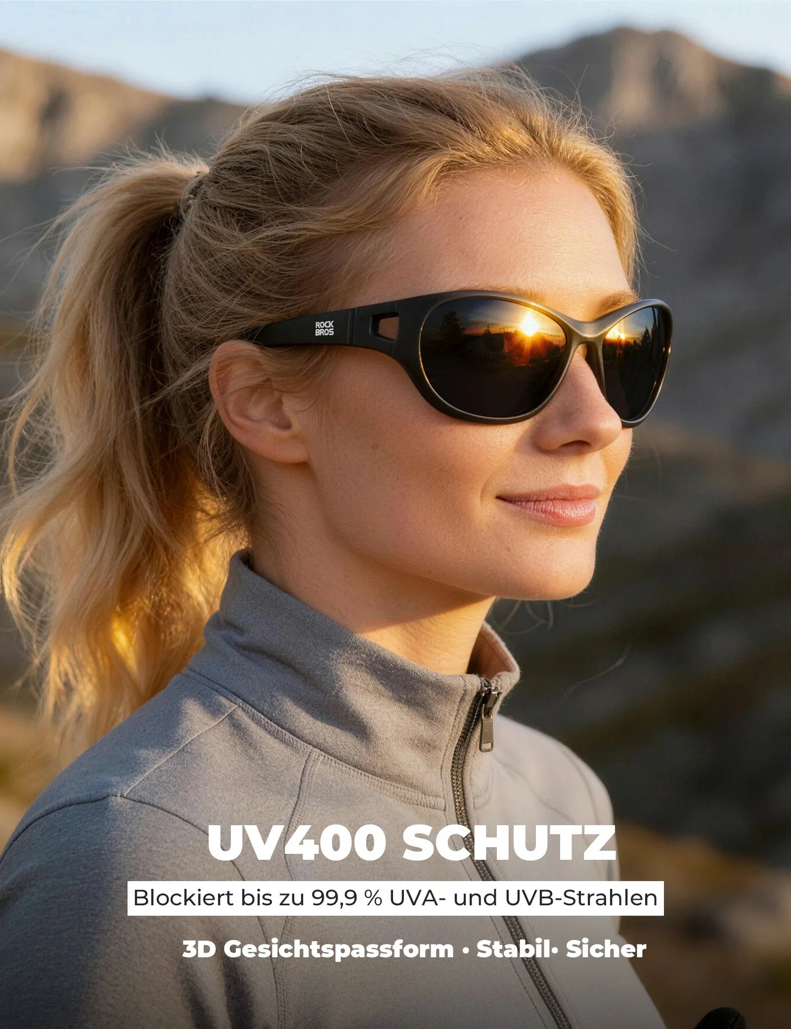 Polarisierte Sportsonnenbrille SP394 Ultralight & UV400