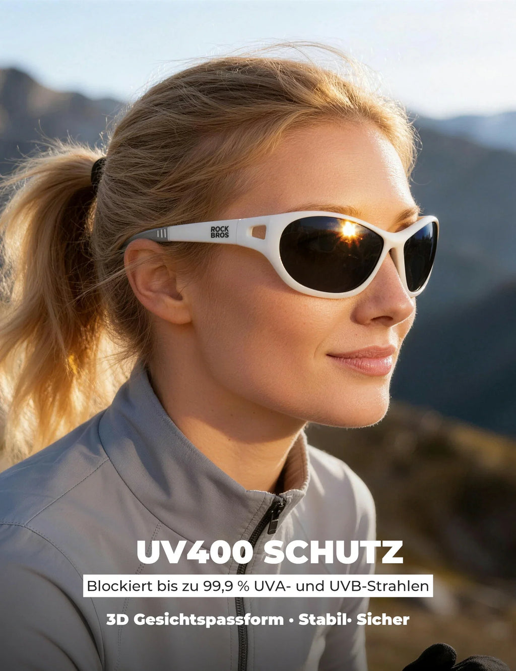 Polarisierte Sportsonnenbrille SP394 Ultralight & UV400