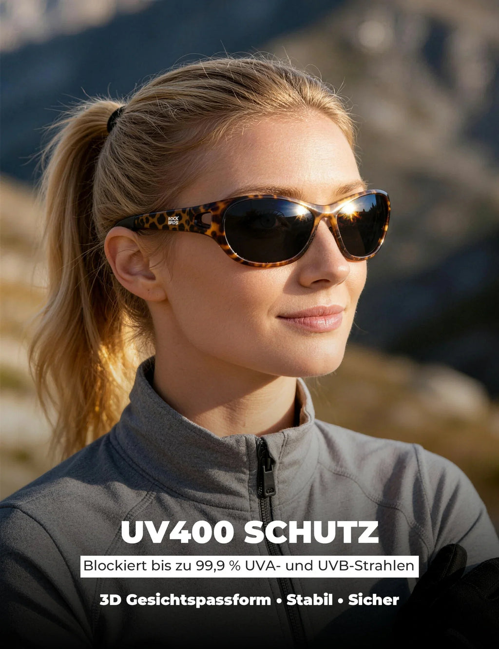 Polarisierte Sportsonnenbrille SP394 Ultralight & UV400