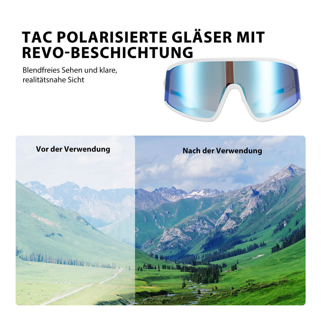 Polarisierte Ultraleichte Fahrradbrille in 4 Farben
