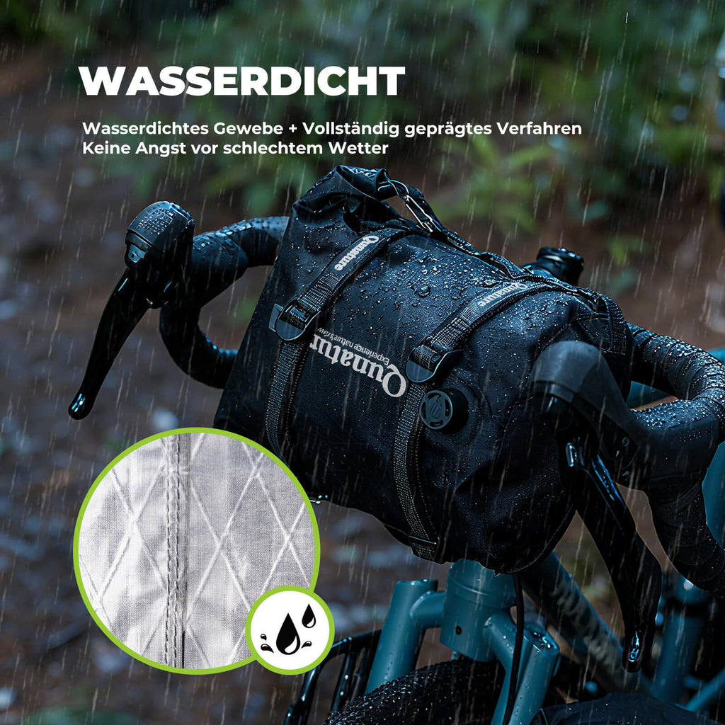 Qunature Lenkertasche 6L/12L Wasserdicht & Leicht