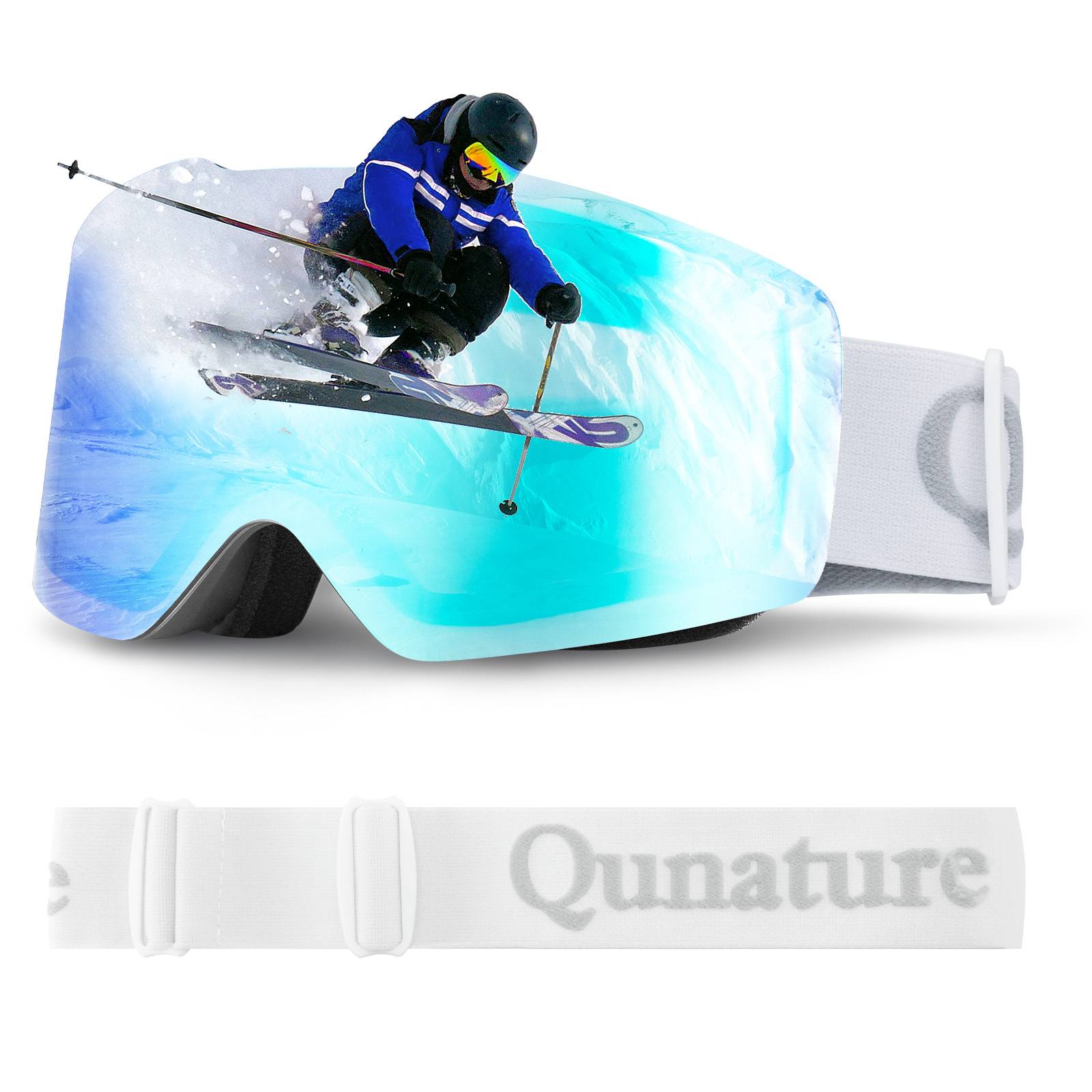 Qunature UV400 Antifog Skibrille
