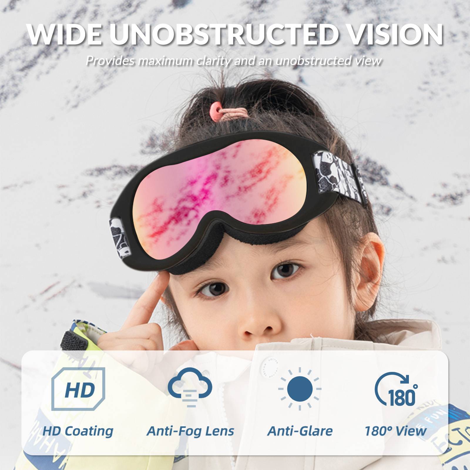 Qunature Jugend Skibrille für Kinder & Eltern