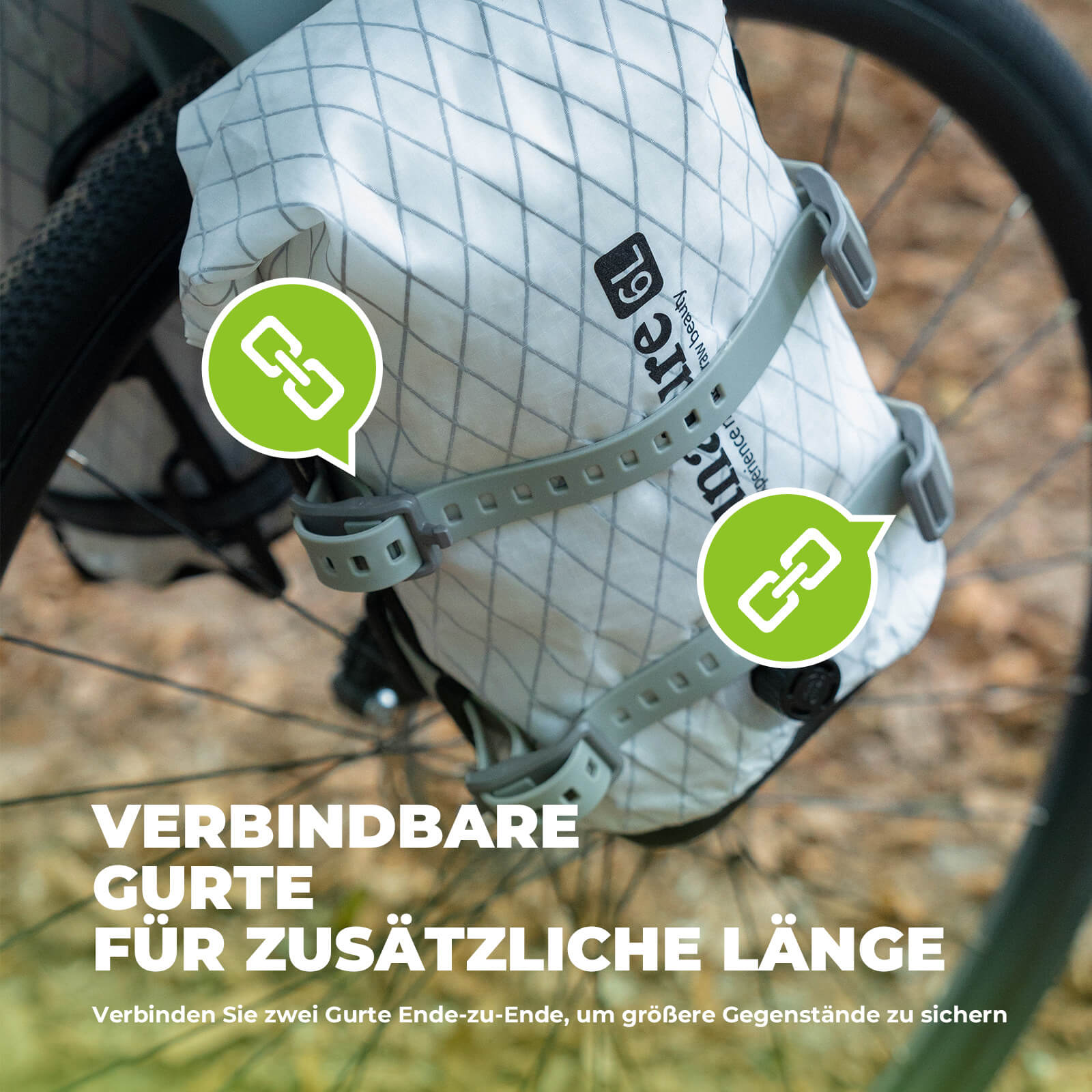 Qunature Universelle Outdoor-Spanngurte - Verlängerbar & Extrem Belastbar