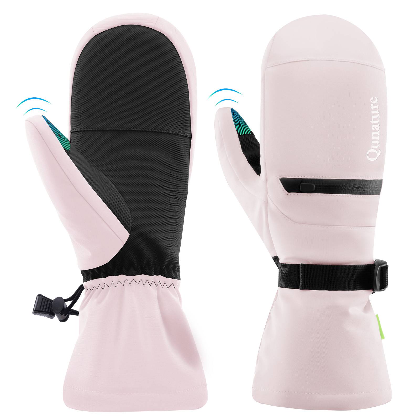 Qunature Wasserdichte Skihandschuhe XS-XL