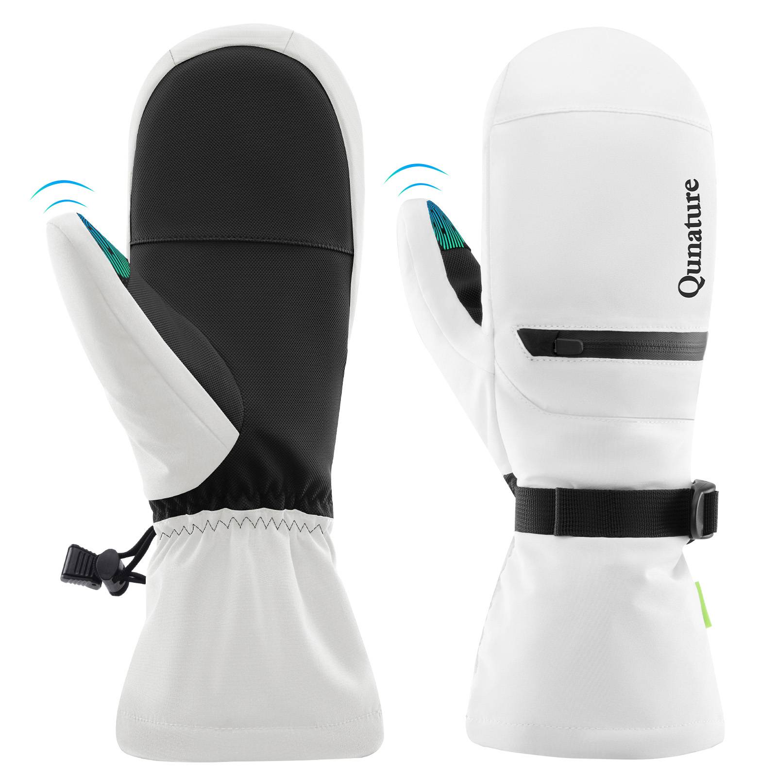 Qunature Wasserdichte Skihandschuhe XS-XL