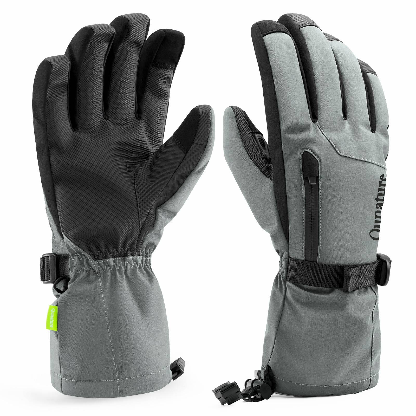Qunature Winddichte Winterhandschuhe Ski/Fahrrad