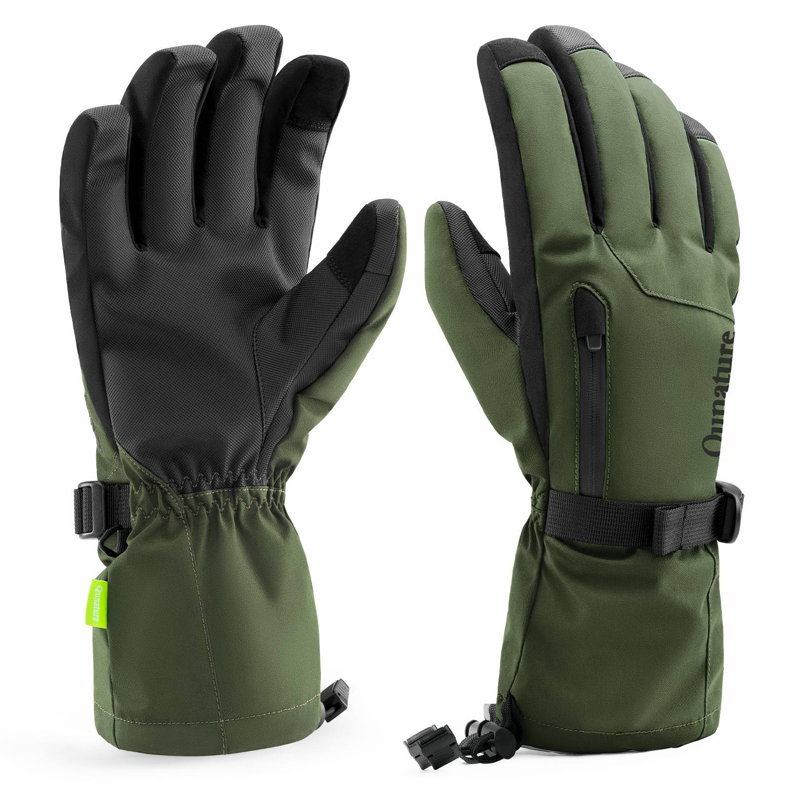 Qunature Winddichte Winterhandschuhe Ski/Fahrrad