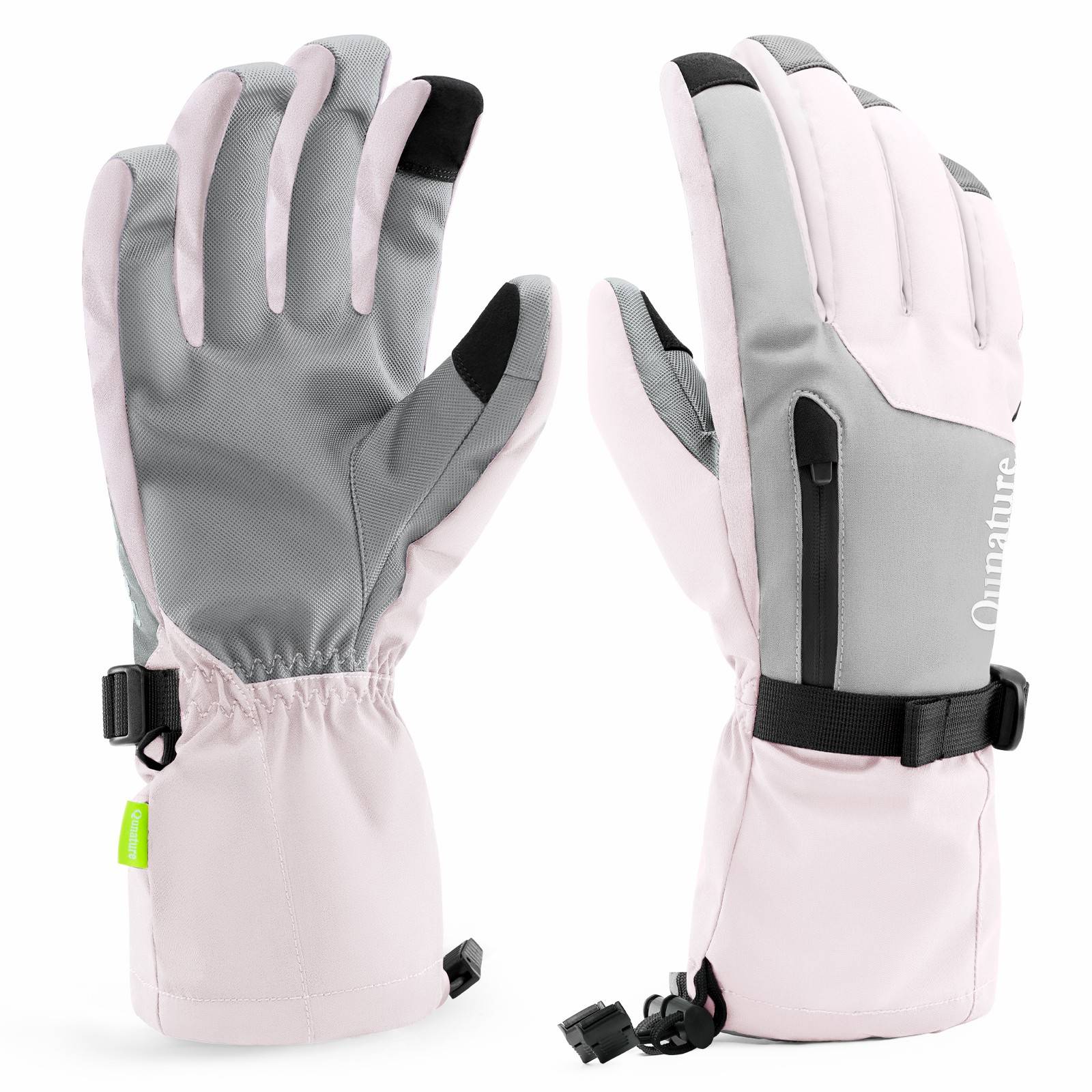 Qunature Winddichte Winterhandschuhe Ski/Fahrrad