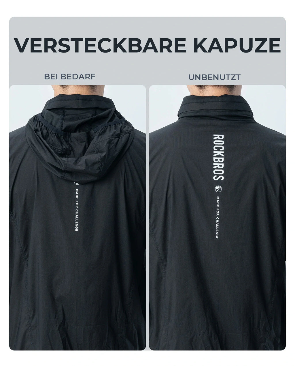 ROAD TO SKY Fahrradjacke Winddicht Atmungsaktiv für MTB & Rennrad