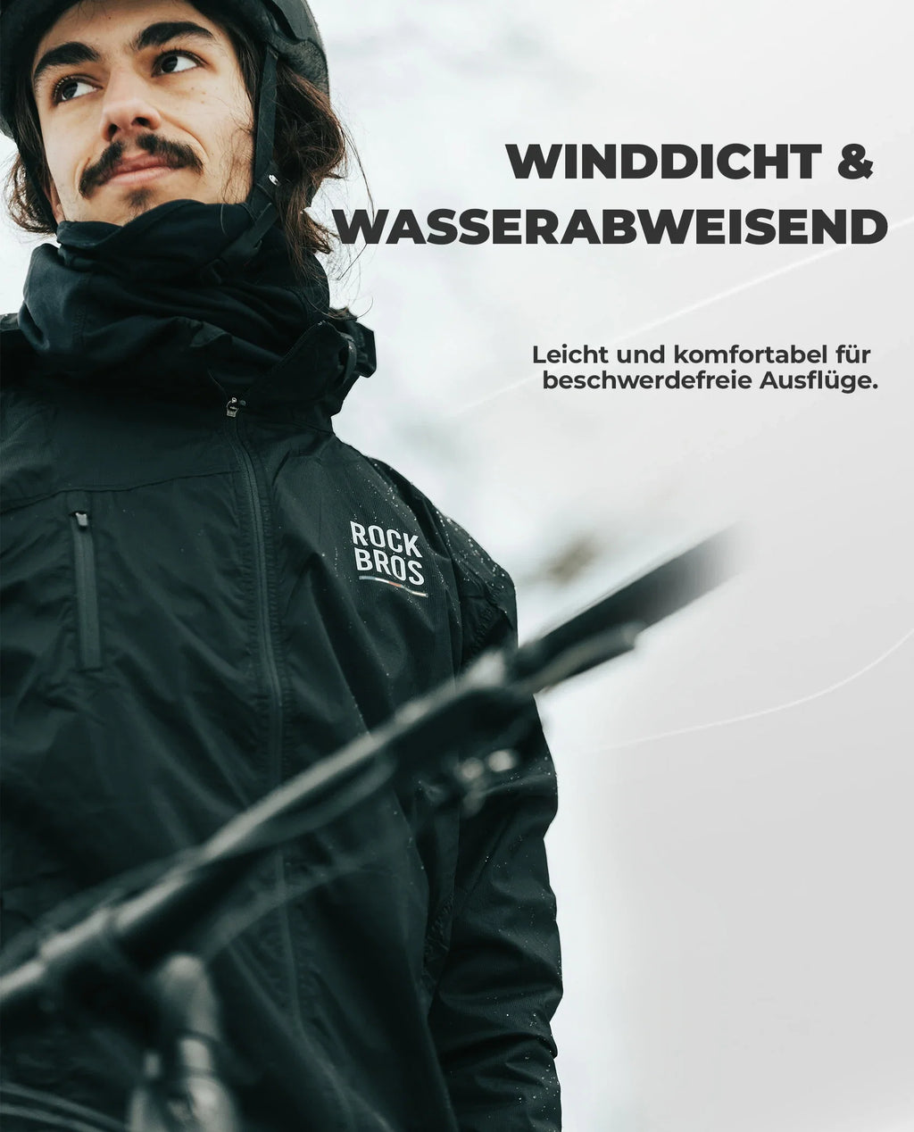 ROAD TO SKY Fahrradjacke Winddicht Atmungsaktiv für MTB & Rennrad