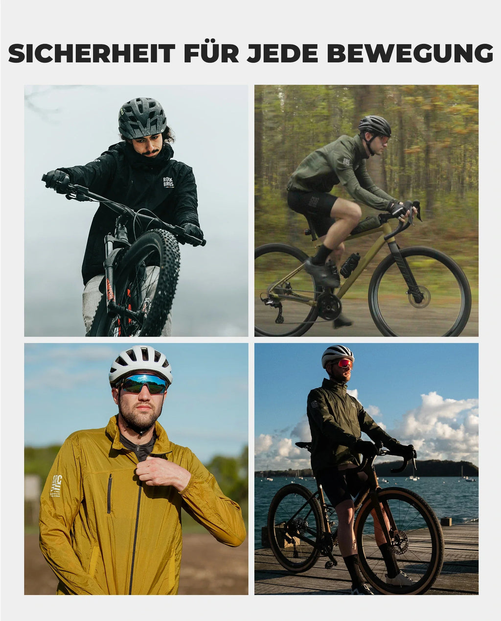 ROAD TO SKY Fahrradjacke Winddicht Atmungsaktiv für MTB & Rennrad